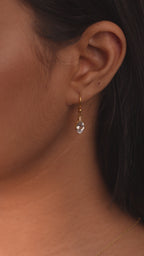 Radiant Reverie: Green Amethyst Jewelry Set with Chain
