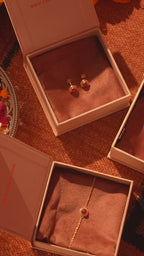 Scarlet Dreams: Red Onyx Jewelry Set with Chain