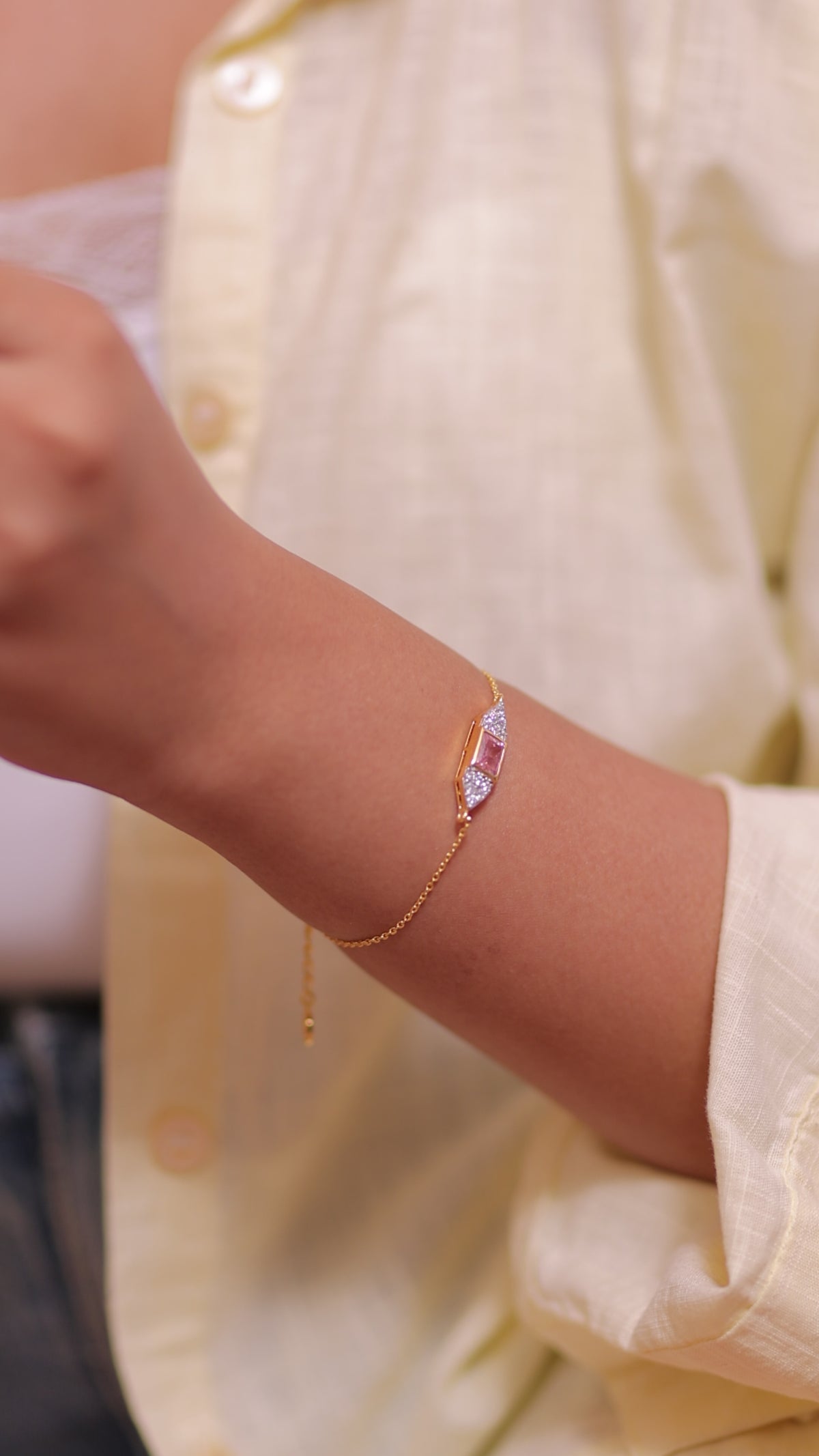 Blushing Rose Elegance Bracelet