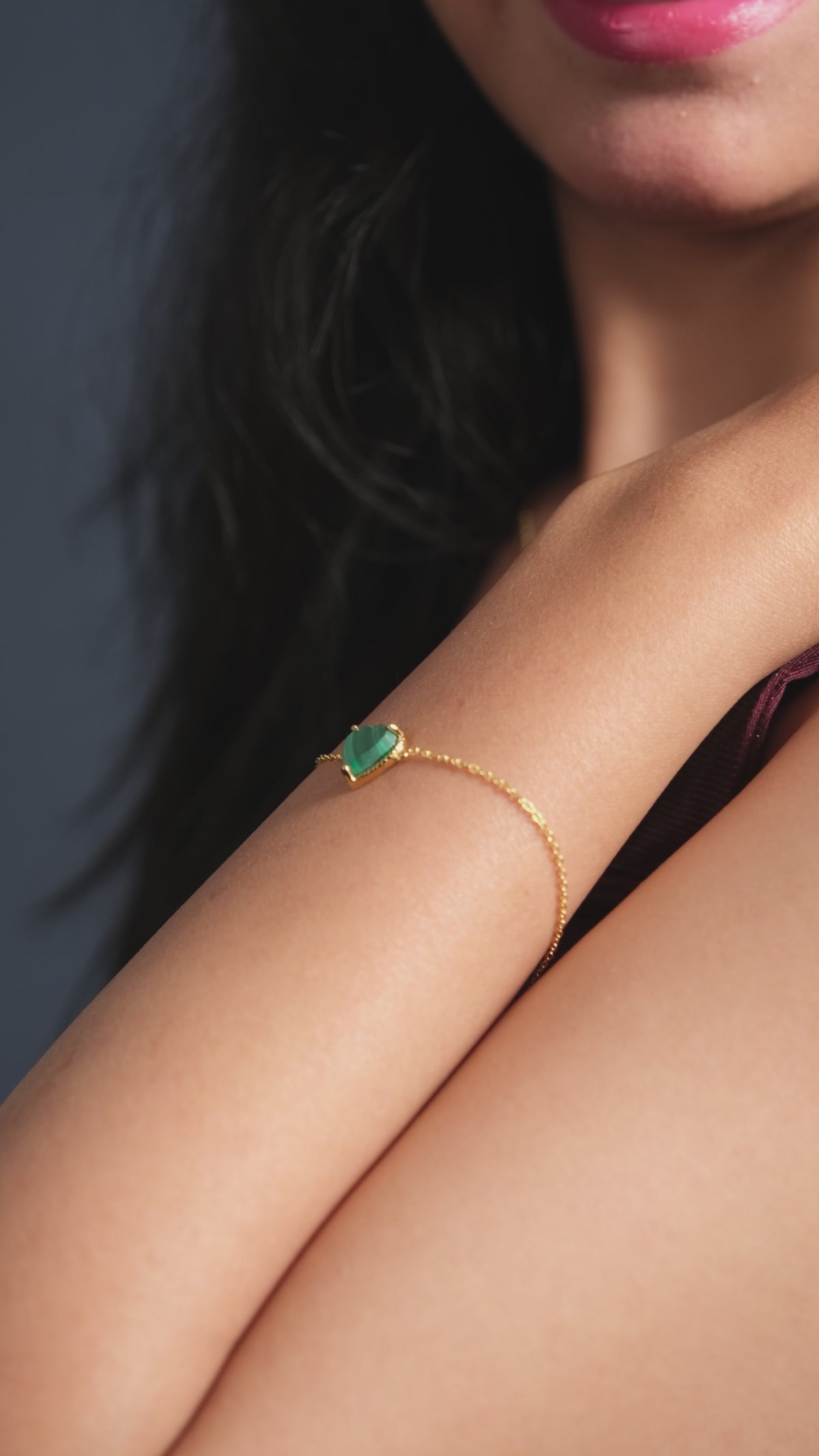 Verdant Love: Malachite Bracelet