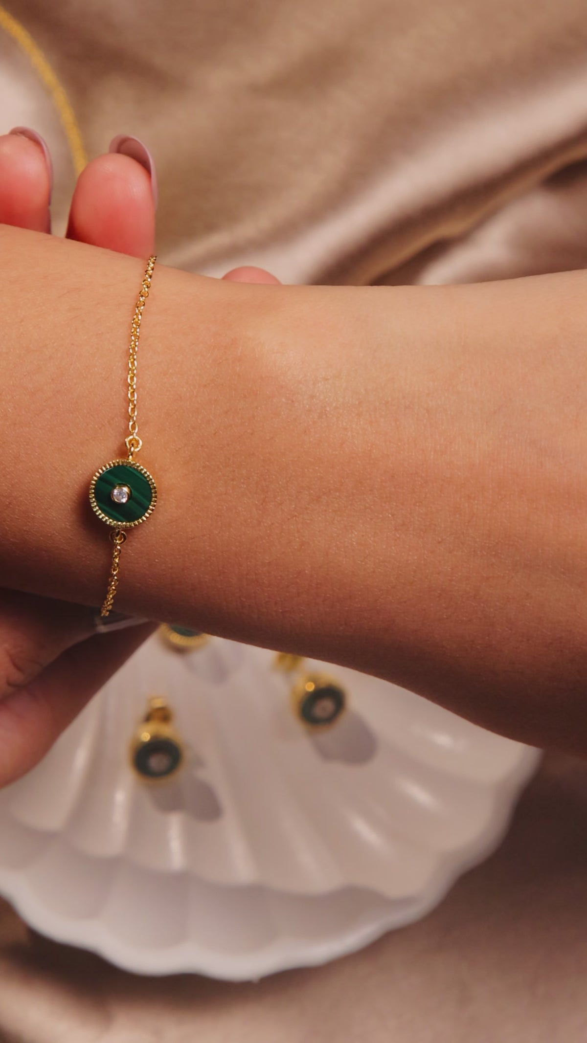 Lush: Malachite Bracelet