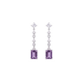 Amara: Purple Amethyst Earrings