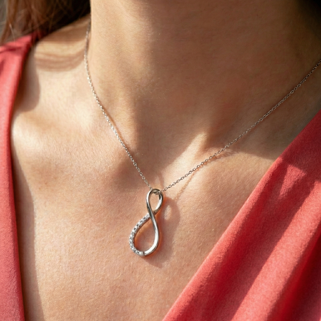 Infinity Twirl Necklace