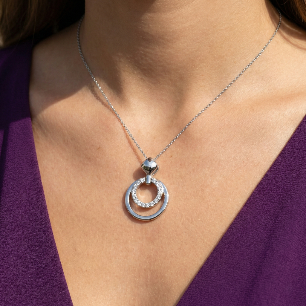 Intertwined Circles Necklace