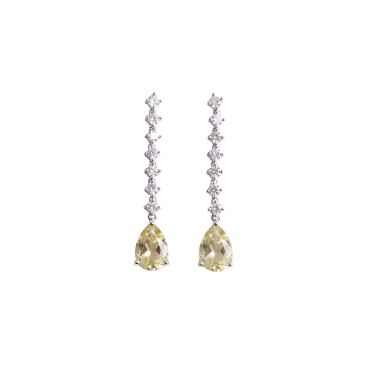 Sunkissed: Lemon Quartz Earrings